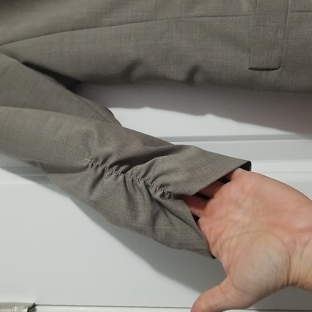 Grey Structured Blazer - Picture 3 of 3